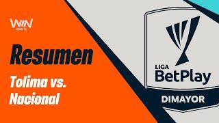 Tolima vs. Nacional (resumen y goles) Liga BetPlay Dimayor 2024-2 | Final  - Ida