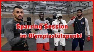 SPARRING /Profi vs Nationalteam im Olympiastützpunkt / VLOG feat. Assan & Ousainou Hansen