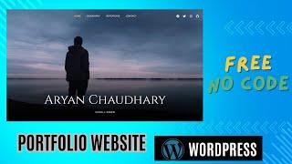 Portfolio Website: No code, Free | WordPress Customization