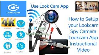 Look Cam//Look Cam Setup//Look Cam WiFi Setup//How To Use Look Cam//Hidden camera//Spy camera