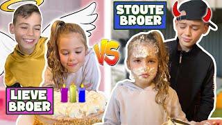 LIEVE BROER VS STOUTE BROER !! SKETCH ! - De Bakkertjes #791