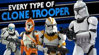 Every Clone Trooper Type in Star Wars Canon