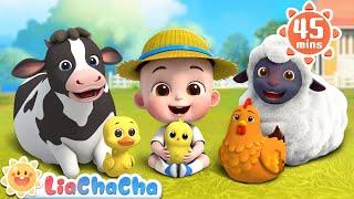 Old MacDonald Had a Farm 2 | Farm Animals Song + More LiaChaCha Kids Songs & Nursery Rhymes