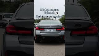 M5 Competition Exhaust: Comfort vs. Sport Mode! #shorts