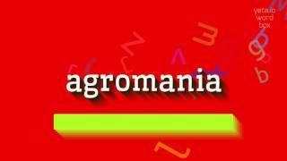 HOW TO SAY AGROMANIA? #agromania