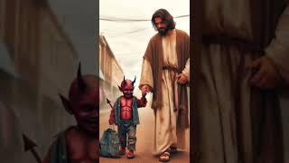 Jesus Love Poor Kids ️#god #jesus #respect #edit #jesuschrsit #devi #deus#devil #shorts