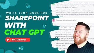 Write JSON code to style SharePoint Fields with Chat GPT! 