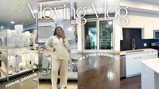 MOVING VLOG | Home Goods Run, Saying Goodbye to my Old Apartment, Unpacking