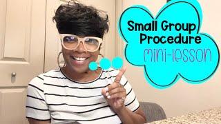 Small Group Mini Lesson