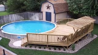 Above Ground Pool And Hot Tub Deck Plans