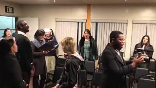 (after rehearsal) - When Choir Members Can't Get Enough Singing!