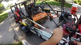 Lawn Care, POV in Realtime, Edging, Mowing, Trimming and Blowing