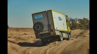 Sandverwehungen in Marokko | Mit dem Allrad LKW in der Sahara