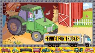 Farm Fleet Read Along | Ages 4-7 Storytime | Finn's Fun Trucks