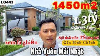 Nhà vườn Bình Chánh | Nhà vườn Long An | nhà vườn mái nhật gần QL1A Bình Chánh | Nhà vườn 365 |L0443