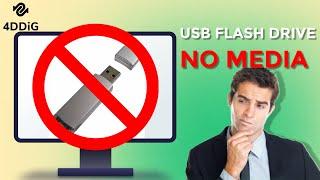 [2025 UPDATE] How To Fix USB No Media Flash Drive? | USB Flash Drive No Media - 4 WAYS