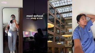 STUDY VLOG | first med school exam of year 3 