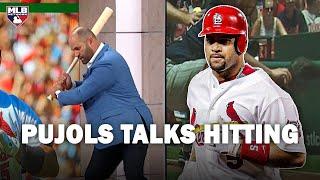 3-time MVP Albert Pujols takes a look at his own swing 