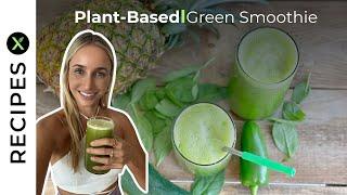 Julia's Spicy Green Detox Smoothie for Weight Loss - 100% Plant-based Recipes by PlantX (Vegan)