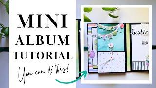 Mini Album Scrapbook Tutorial Start to Finish Beginner 2025