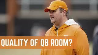 Josh Heupel talks JOEY AGUILAR and QB ROOM