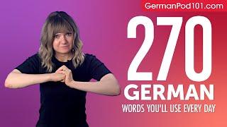 270 German Words You'll Use Every Day - Basic Vocabulary #67