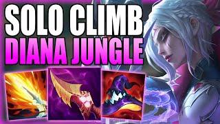 HOW TO PLAY DIANA JUNGLE & CLIMB THE SOLO Q LADDER FASTER! - Gameplay Guide League of Legends