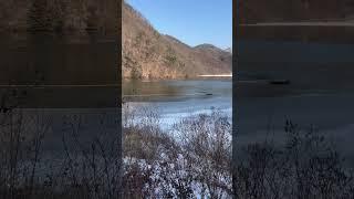 포천의 겨울 풍경 #camping #camcnic #camcnicmaru #mountain #Lake