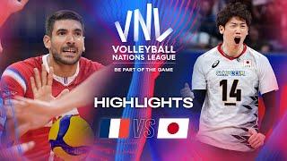 FRA vs.  JPN - Highlights | Week 3 | Men's VNL 2024