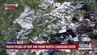 Oklahoma woman fed up with illegal dumping near North Canadian River 