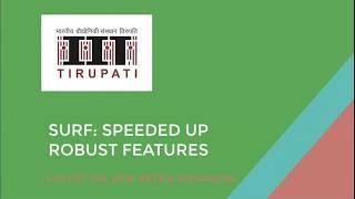 SURF - Speeded Up Robust Features