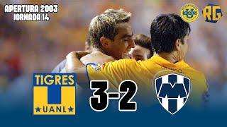 CLÁSICO REGIO | TIGRES 3-2 MONTERREY | J14 Apertura 2003 Liga Mx | GOLES de WALTER GAITÁN Y SAAVEDRA