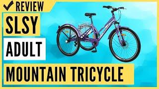 Slsy Adult Mountain Tricycle, 7 Speed Three Wheel Bike Review