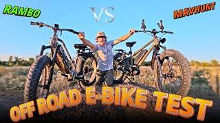 Hunting E-Bike Test | Rambo vs Mavhunt | Which One is Better?