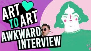 How I became an Illustrator! An awkward interview with Holly - Art to Art