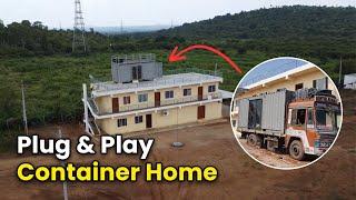 Placing a Tiny Container Home on top of a 2 Story Building | The Habitainer