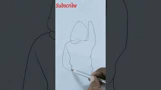 BTS Boy Drawing | BTS Drawing #short  #trending  #youtubeshorts  #shortvideo  #BTS #shorts