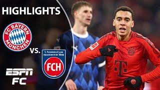  MUSIALA BRACE  Bayern Munich vs. FC Heidenheim | Bundesliga Highlights | ESPN FC