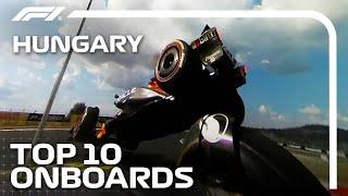 Lewis & Max's Collision And The Top 10 Onboards | 2024 Hungarian Grand Prix | Qatar Airways