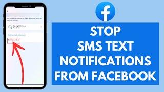 How To Turn Off Text SMS Notifications in Facebook (Quick & Easy!)