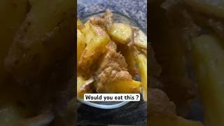 Potatoes in egg