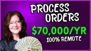 EASY ! High Paying Remote Job Processing Orders - Work From Anywhere With No Related Experience!