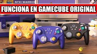 Control GAMECUBE inalámbrico para HARDWARE ORIGINAL