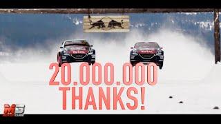 20 MILLIONS VIEWS YOUTUBE - VIDEO THANKS ALL DAYS by M3MOTORCUBE