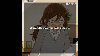 Je prend le mauvais  côté de la vie~ #hori#horimiya#anime#manga