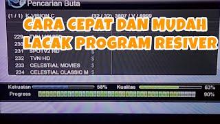 Cara Program Resiver K-Vision || LG STAR, OPTUS, GARDINER G-88 HD