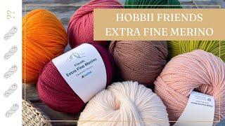 Hobbii Friends Extra Fine Merino Yarn Review - Untwisted Threads