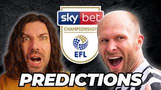 Championship SCORE PREDICTIONS - Round 21