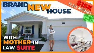 ¿WITH a MOTHER IN LAW SUITE? Brand NEW HOUSE with 5.5% FIXED RATE and $15K FLEX MONEY - NO CDD