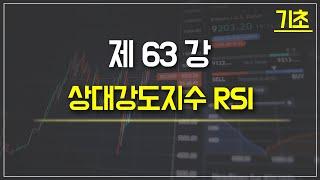 기초 강의 63강 - 상대강도지수 RSI